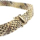 Image 5 of Two-tone gold panther link bracelet