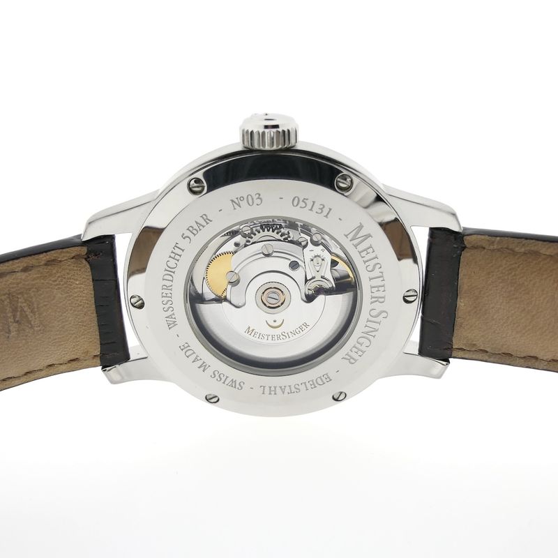 Image 12 of Meistersinger No. 03 Automatik; Automatic men's watch