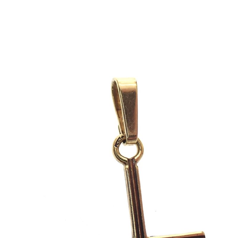 Image 3 of Gold pendant of a cross