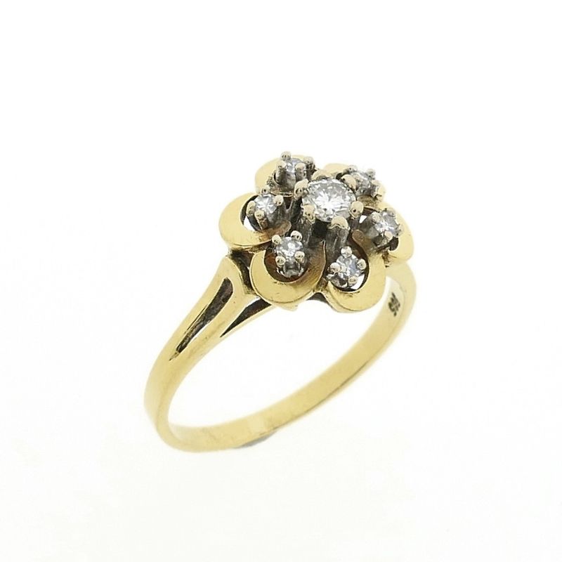 Image 1 of Gold ring with diamond | 0.29 ct.
