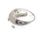 Image 3 of Silver convex fantasy ring with zirconia