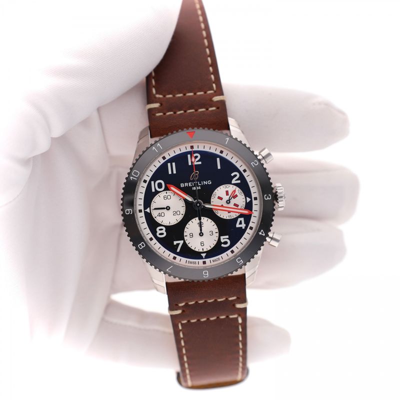 Image 8 of Breitling Classic AVI 'Mosquito' Chronograph; Automatic Men's Watch