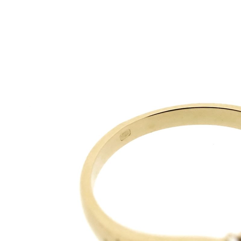 Image 8 of Gold subtle entourage ring | Diamond 0.19 ct.