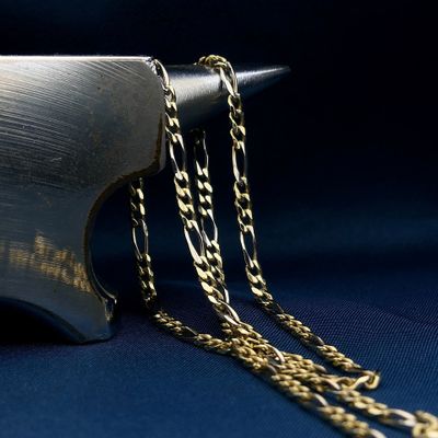 Image 2 of Bicolor Figaro Chain Necklace | 50.5 cm