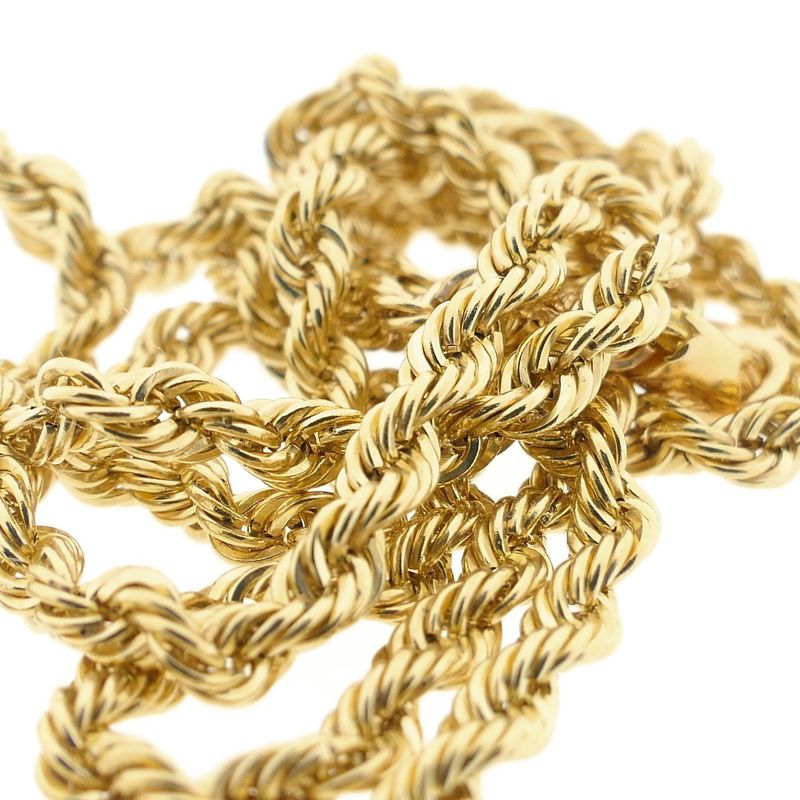 Image 7 of Gold twisted link chain