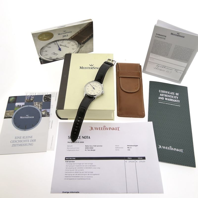 Image 18 of Meistersinger No. 03 Automatik; Automatic men's watch