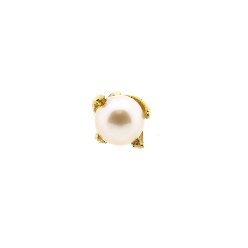 Image 8 of 14 Karat Gold Pendant with Cultured Pearl
