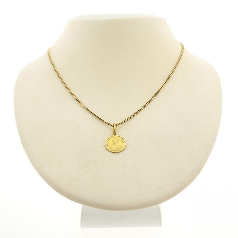 Image 4 of 18K Vintage Gold Padre Pio Pendant