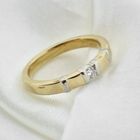 Image 2 of Two-tone gold ring with diamond