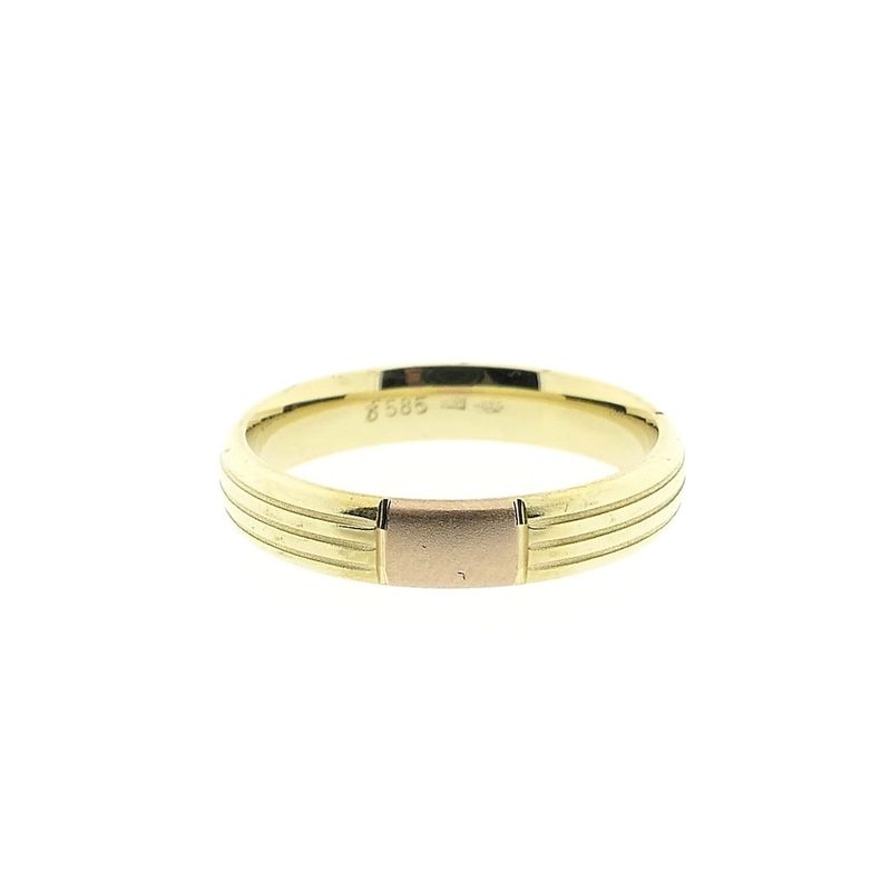 Image 3 of Two-tone gold (wedding) ring