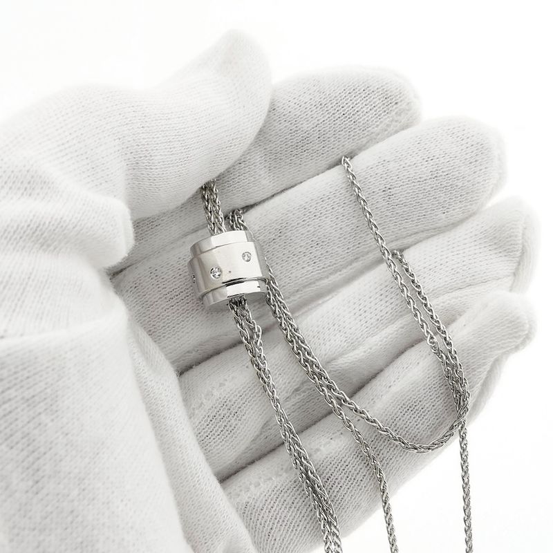 Image 4 of Piaget white gold Possesion necklace with fixed pendant and 0.14 ct diamond