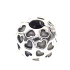 Image 3 of Pandora clip charm; Silver; Full of Hearts