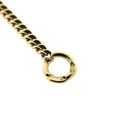 Image 8 of Gold gourmet link chain | 61 cm