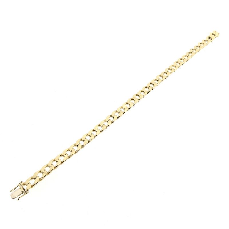 Image 6 of Solid gold gourmet link bracelet | 23.5 cm