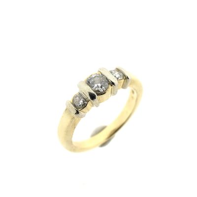 Gold ring with diamond | 0.32 ct. Image 1 of Gold ring with diamond | 0.32 ct.