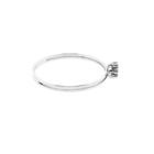 Image 5 of White gold ring with diamonds; 0.075 ct.