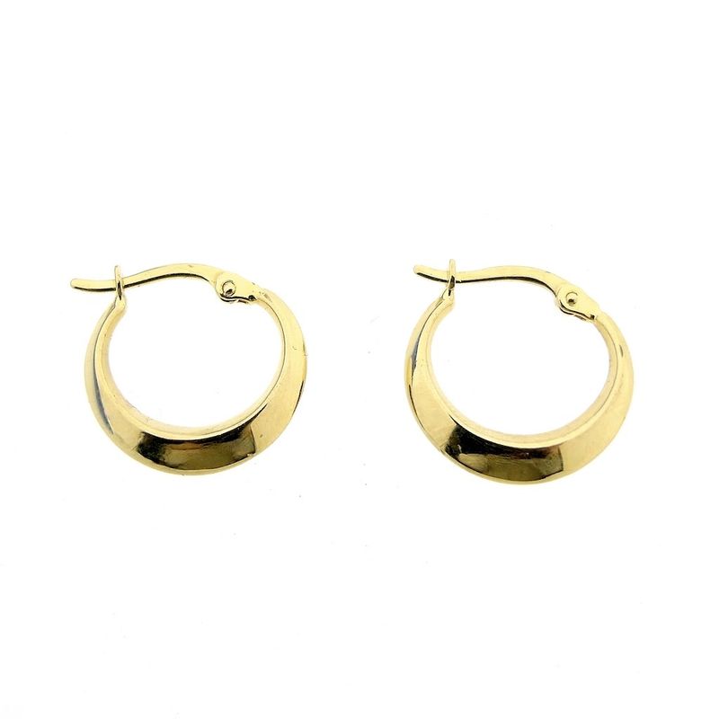 Image 7 of Gold subtle earrings | Ø 16.0 mm