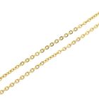 Image 8 of Gold anchor link necklace