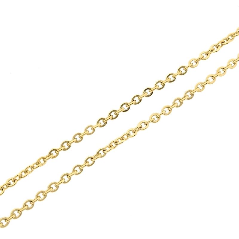 Image 8 of Gold anchor link necklace