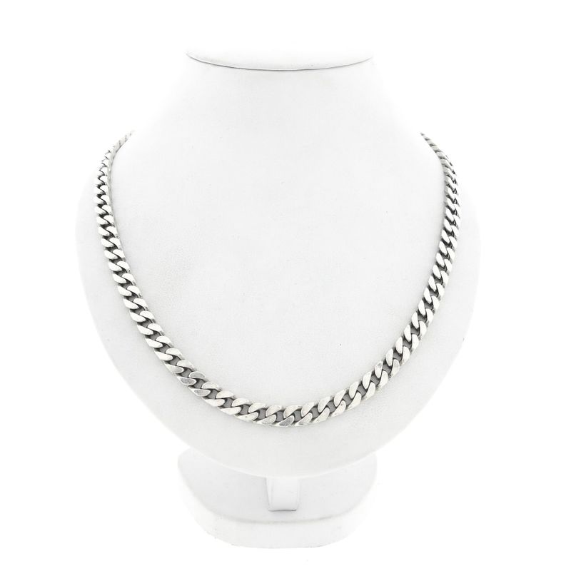 Image 1 of Robust Silver Gourmet Link Chain