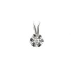 Image 1 of White gold pendant with diamond | 0.025 ct.