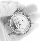 Image 2 of Silver coin pendant of 2.5 guilders; 1960 | Queen Juliana
