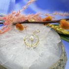 Image 2 of Two-tone gold pendant with pearl