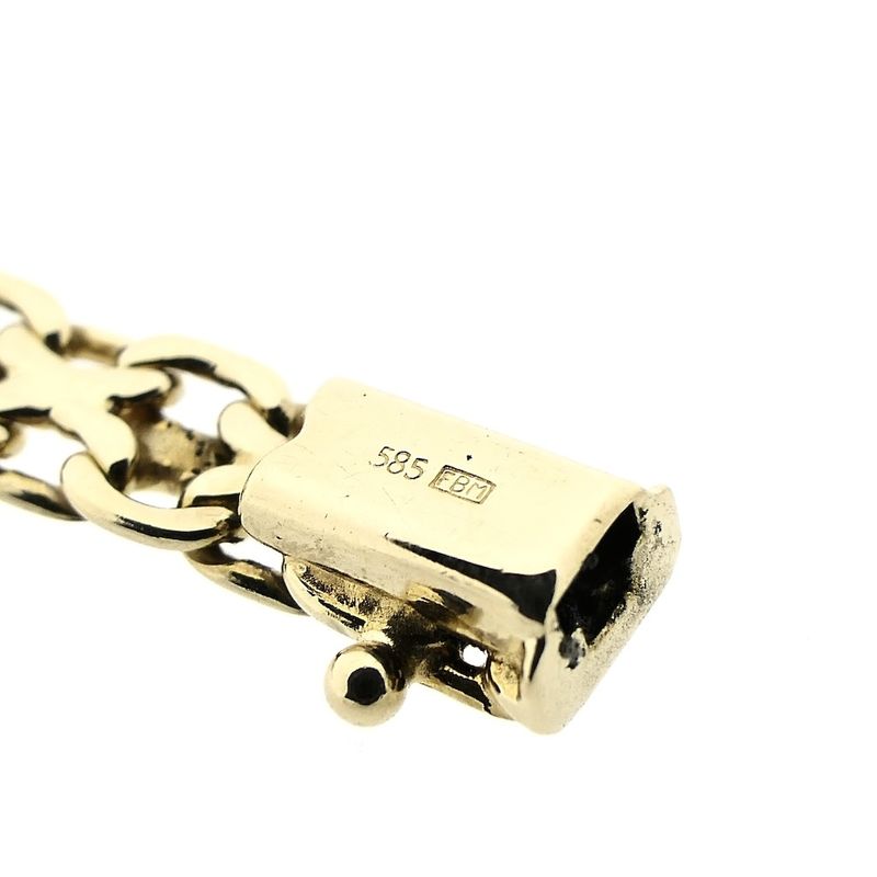 Image 6 of Gold gourmet link bracelet