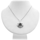 Image 6 of Antique silver floral pendant | Art Nouveau