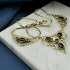 Image 8 of Antique gold necklace with garnet