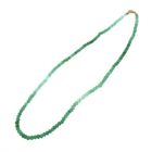 Image 3 of 9K Emerald Bead Necklace with Gold Clasp | 50cm