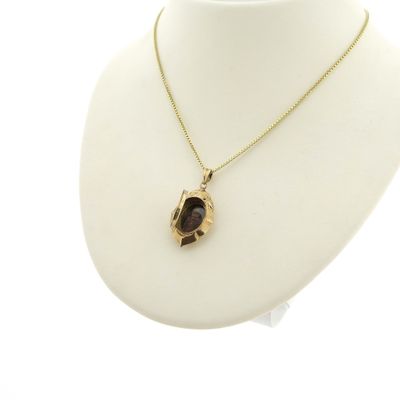 Image 2 of Vintage gold locket pendant with photo | Vintage/antique