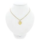 Image 3 of Gold pendant of a heart with a boy's head