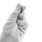 Image 2 of Silver long fantasy earrings