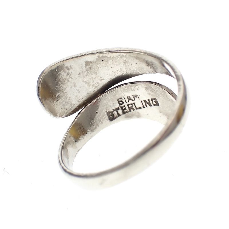 Image 3 of Siam silver ring with wajang dancers