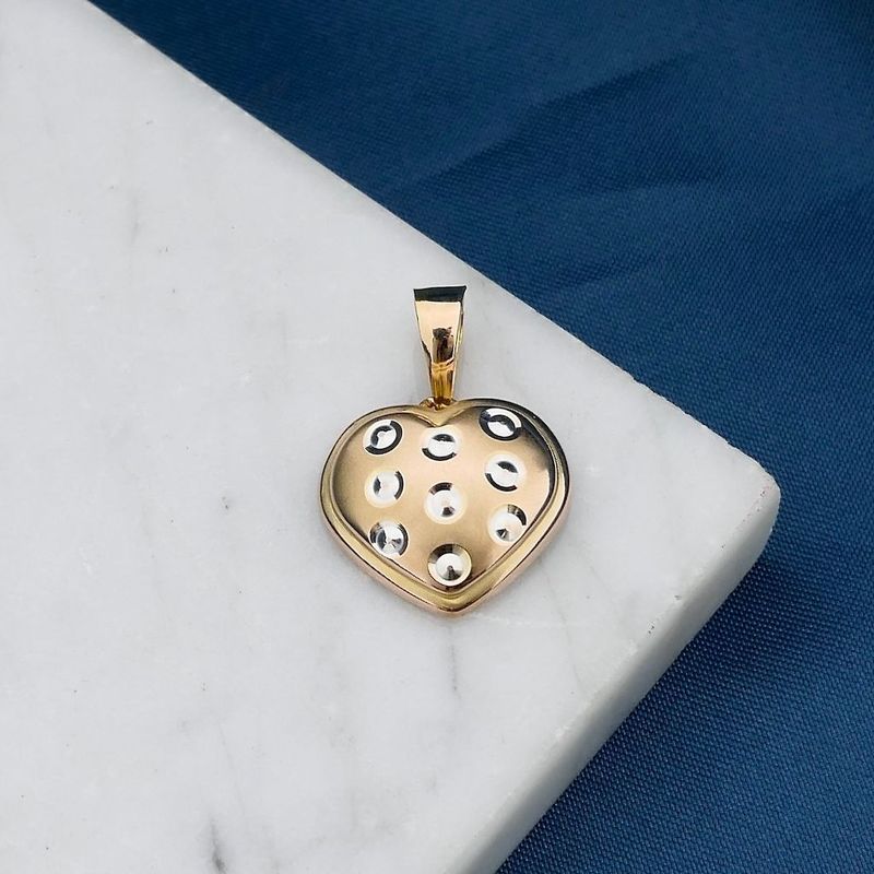 Image 2 of Rose gold heart pendant