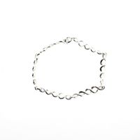 Silver fantasy link bracelet