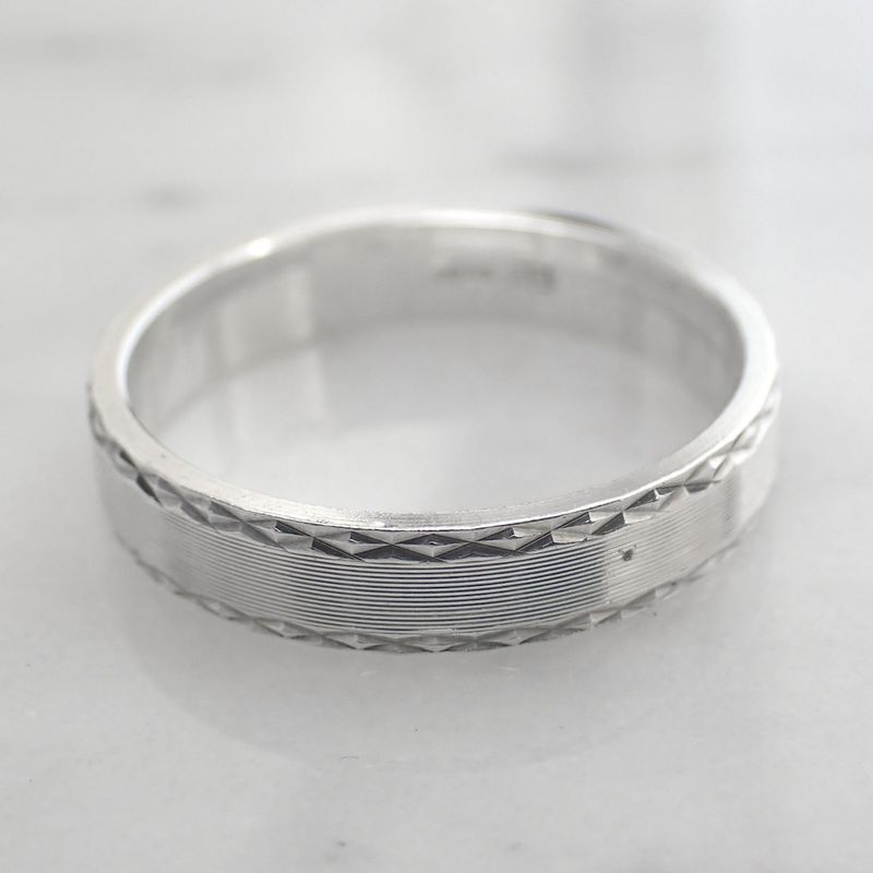 Image 6 of Wide silver ring