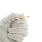 Image 13 of Vintage gold brooch with cultured pearl