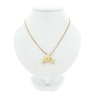 Image 9 of Vintage gold abstract pendant