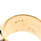 Afbeelding 8 van Vintage bicolor gouden ring met diamant; 0,05 ct.