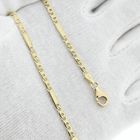 Image 9 of Gold closed Figaro link bracelet