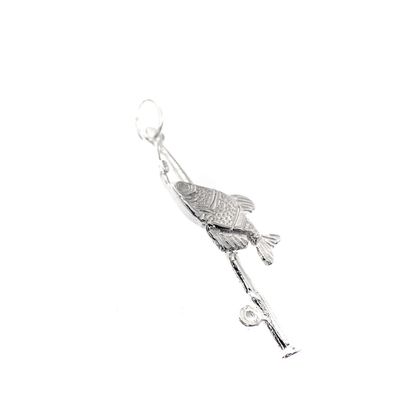 Image 2 of Silver charm; Fishing rod