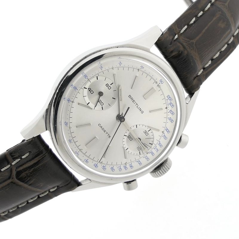 Image 9 of Breitling Cadette; Vintage chronograph men's watch