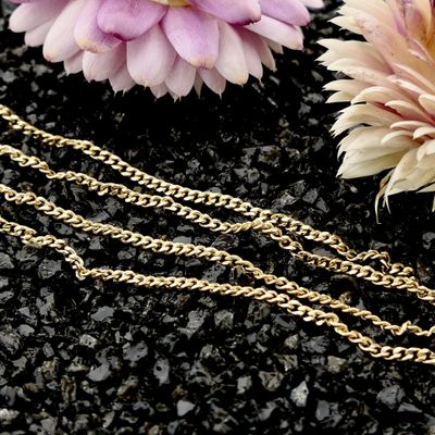 Image 2 of Gold Gourmet Link Necklace