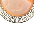 Image 3 of Antique gold brooch/pendant with cameo