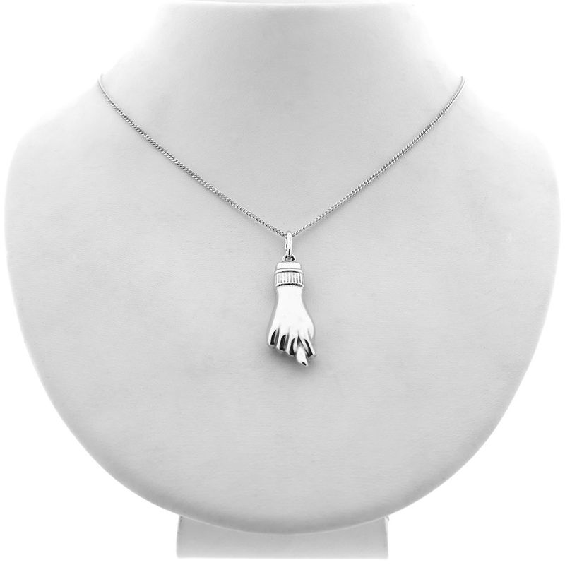 Image 9 of Silver pendant of a Figa fist