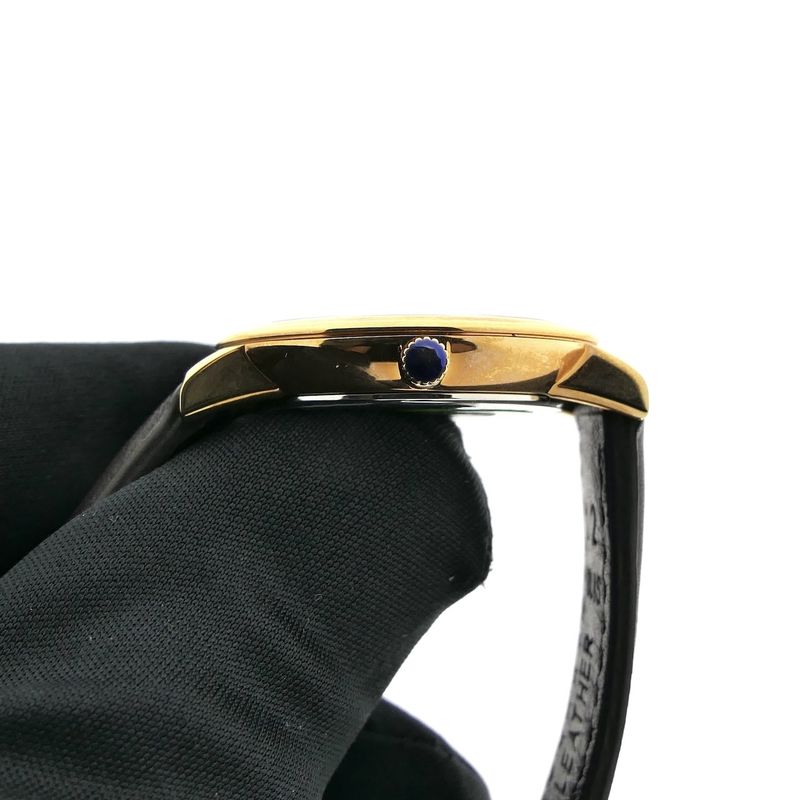 Image 6 of Movado Ulta Slim; Gold-plated women's watch with white dial; 0607096