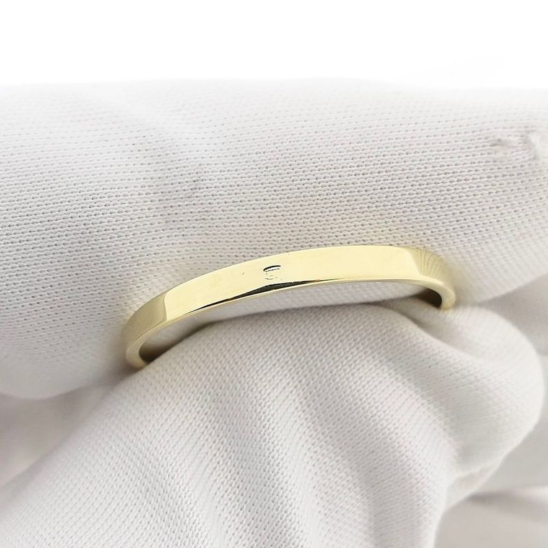 Image 6 of Gold Solitaire Ring with Diamond; 0.02 ct.