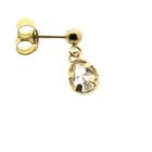 Image 6 of 10 crt. Stud earrings with zirconia